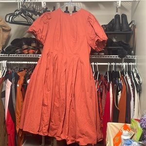 Pink ANTHRO dress size 18.